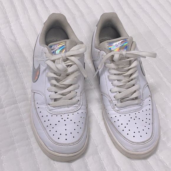 Nike Court Vision Sneakers White Size 9 - Picture 5 of 12